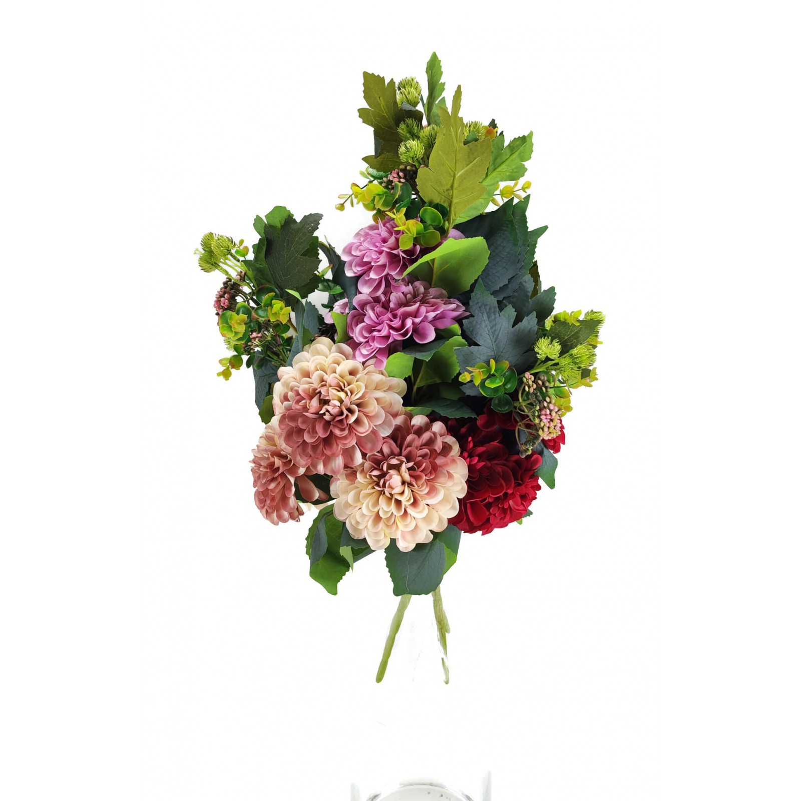Sztuczny bukiet dalii 45 cm