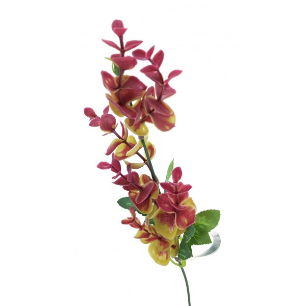Miniatura: Sztuczna gałązka eukaliptusa 40 cm – zielony dodatek florystyczny