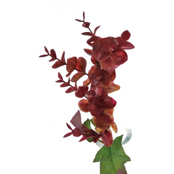 Miniatura: Sztuczna gałązka eukaliptusa 40 cm – zielony dodatek florystyczny