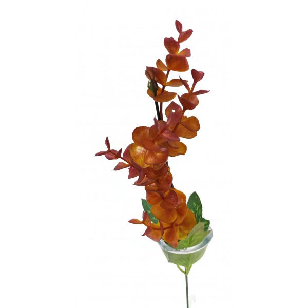 Miniatura: Sztuczna gałązka eukaliptusa 40 cm – zielony dodatek florystyczny