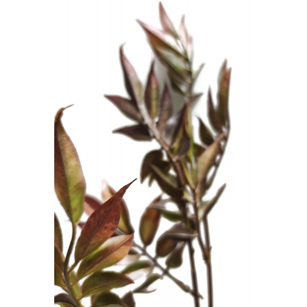 Miniatura: Sztuczna gałązka dekoracyjna 81 cm – liściasta, mix kolorów