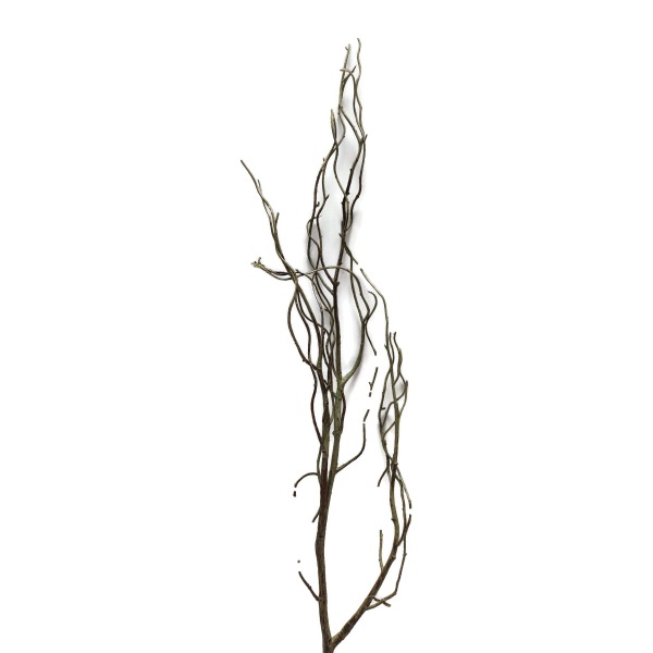 Miniatura: Sztuczna gałąź dekoracyjna 102 cm – kręcona, brązowa