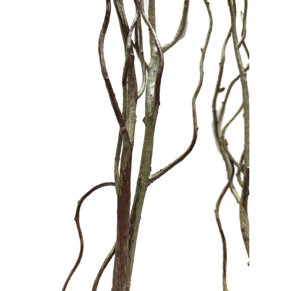 Miniatura: Sztuczna gałąź dekoracyjna 102 cm – kręcona, brązowa