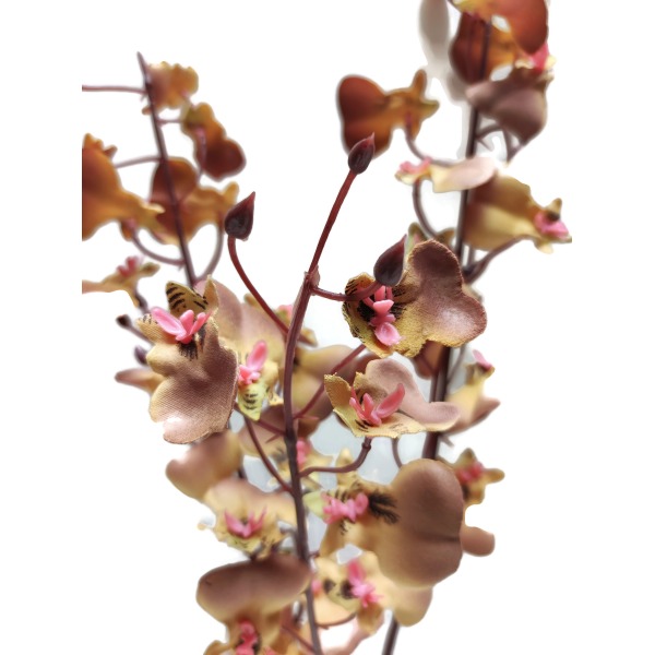Miniatura: Sztuczny storczyk 66 cm – gałązka kwiatowa dekoracyjna