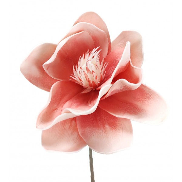 Miniatura: Sztuczna magnolia piankowa 15 cm – główka kwiatu dekoracyjnego, mix kolorów