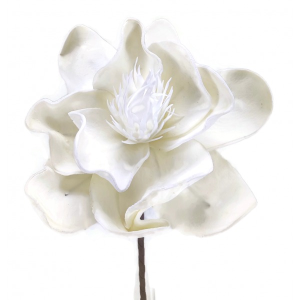 Miniatura: Sztuczna magnolia piankowa 15 cm – główka kwiatu dekoracyjnego, mix kolorów