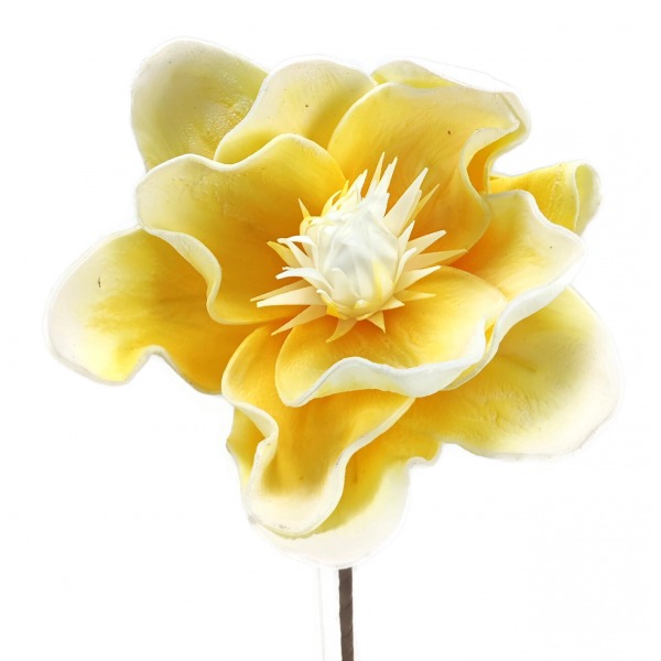 Miniatura: Sztuczna magnolia piankowa 15 cm – główka kwiatu dekoracyjnego, mix kolorów