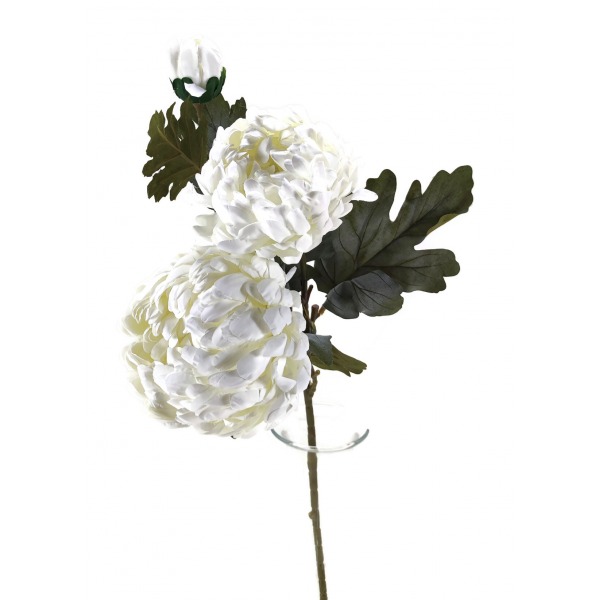 Miniatura: Sztuczna chryzantema 70 cm – gałązka kwiatowa, mix kolorów