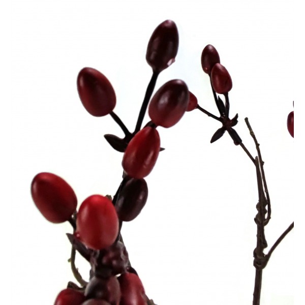 Miniatura: Sztuczna gałąź z owocami 70 cm