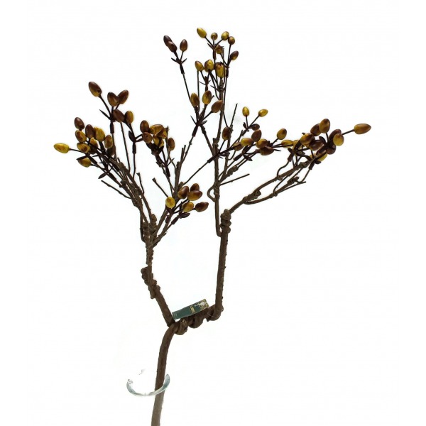 Miniatura: Sztuczna gałąź z owocami 70 cm