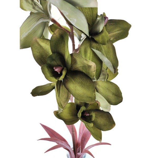 Miniatura: Sztuczny storczyk velvet 75 cm