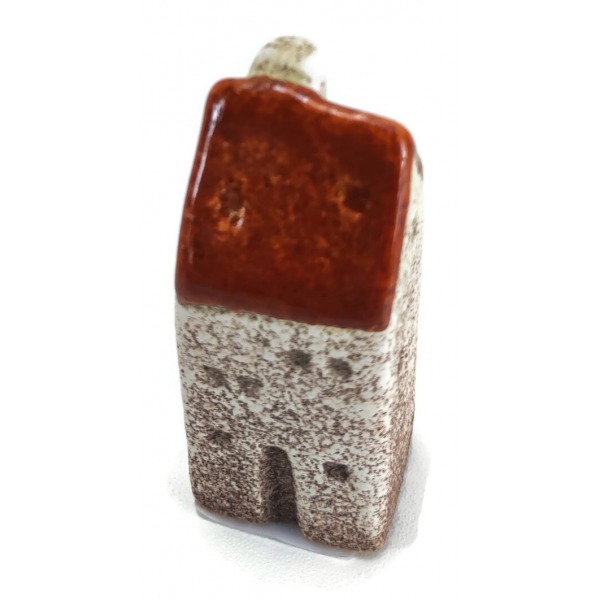 Miniatura: Ceramiczny domek dekoracyjny 10 cm