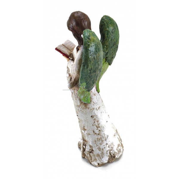 Miniatura: Figurka anioła – dziewczynka z książką 31,5 cm
