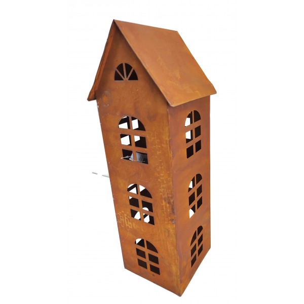 Miniatura: lampion metalowy-domek