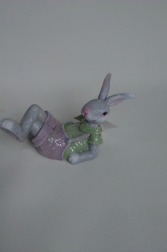 Miniatura: Zając ceramiczny