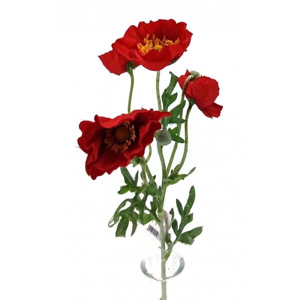 Miniatura: Sztuczny mak 50 cm