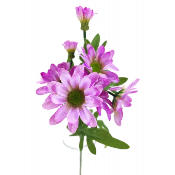 Miniatura: Sztuczna gałązka margaretek 50 cm – kwiat dekoracyjny, mix kolorów