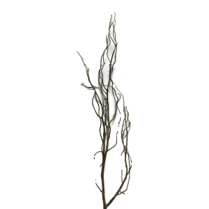 Sztuczna gałąź dekoracyjna 102 cm – kręcona, brązowa