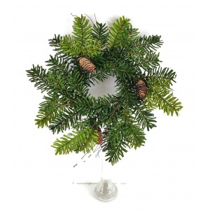 Sztuczny wianek jodłowy 45 cm