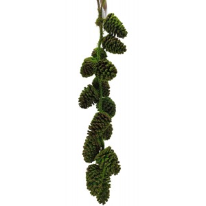 Sztuczna girlanda z szyszkami 80 cm
