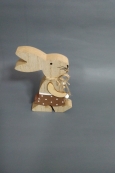 Zajączek drewniany